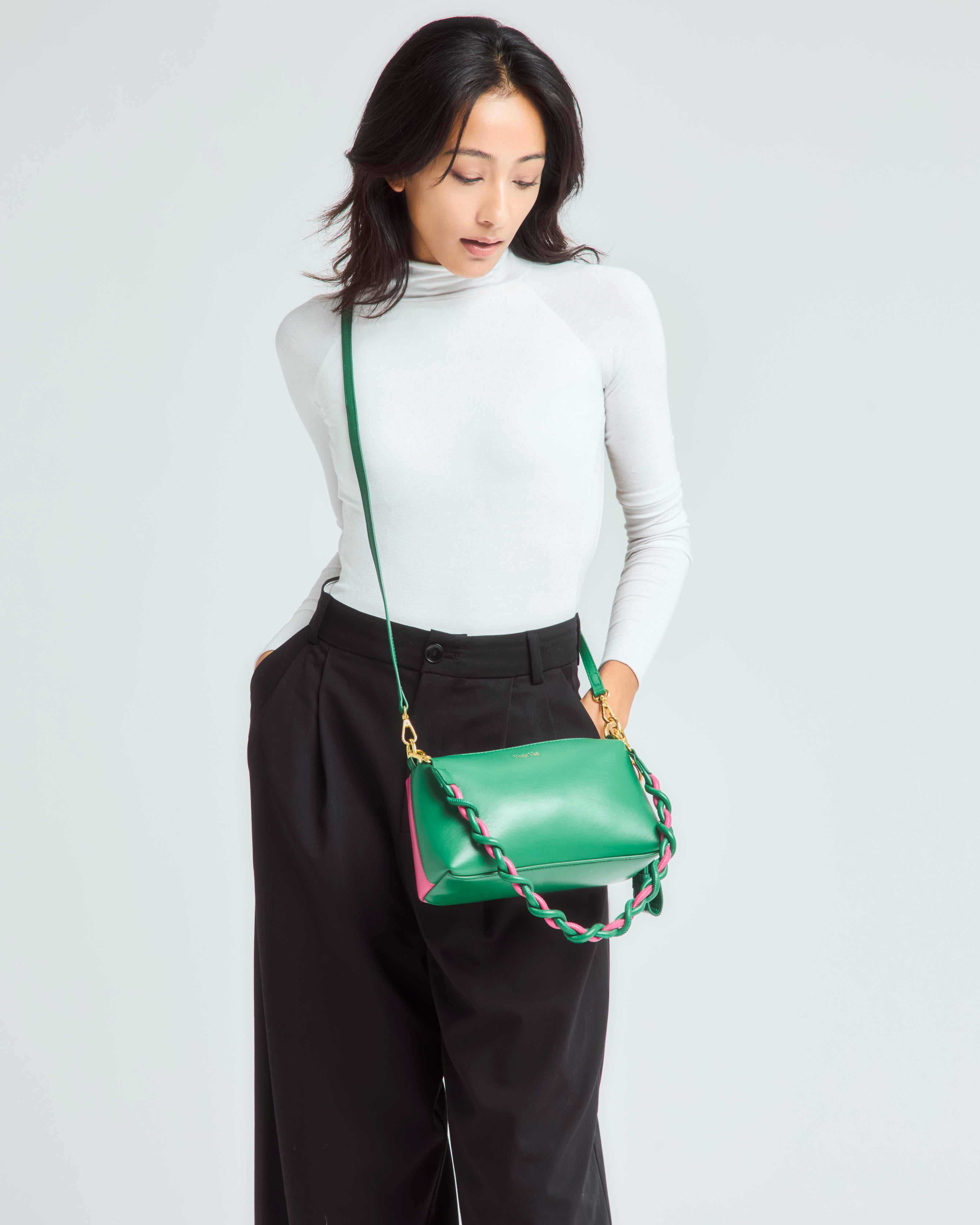 トゥーフェイスバッグ グリーンマルチ