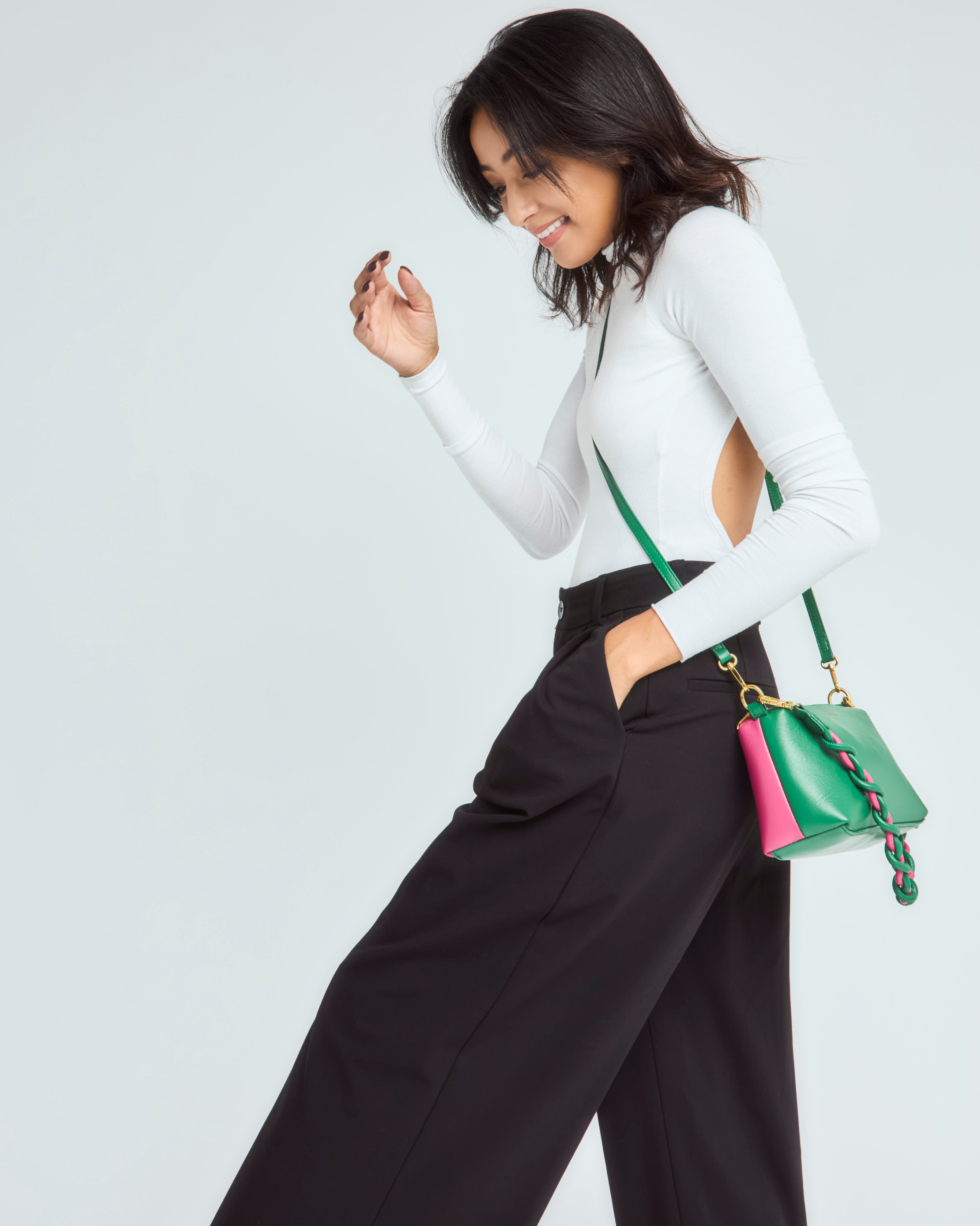 トゥーフェイスバッグ グリーンマルチ