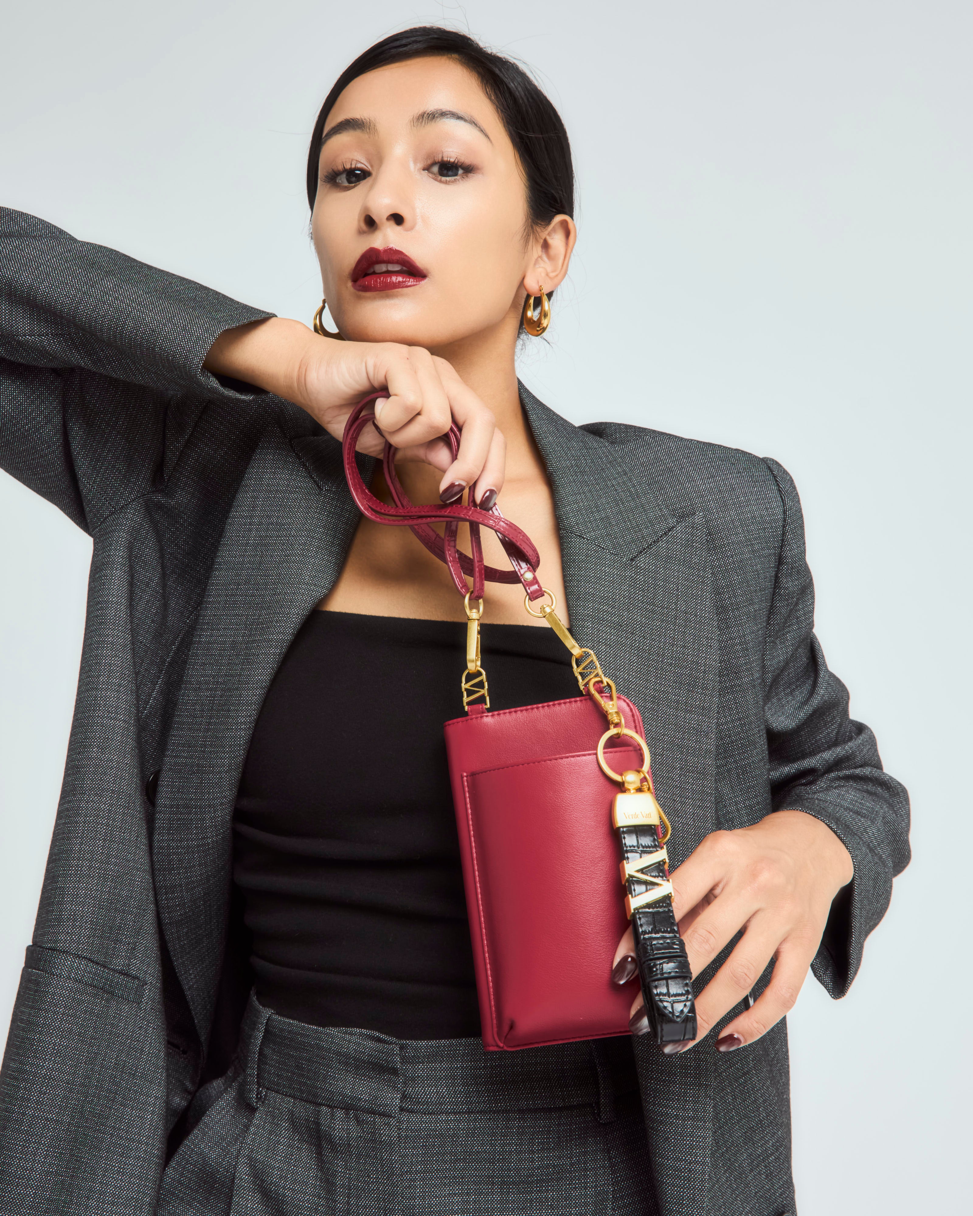 マルチショルダーバッグ レッド