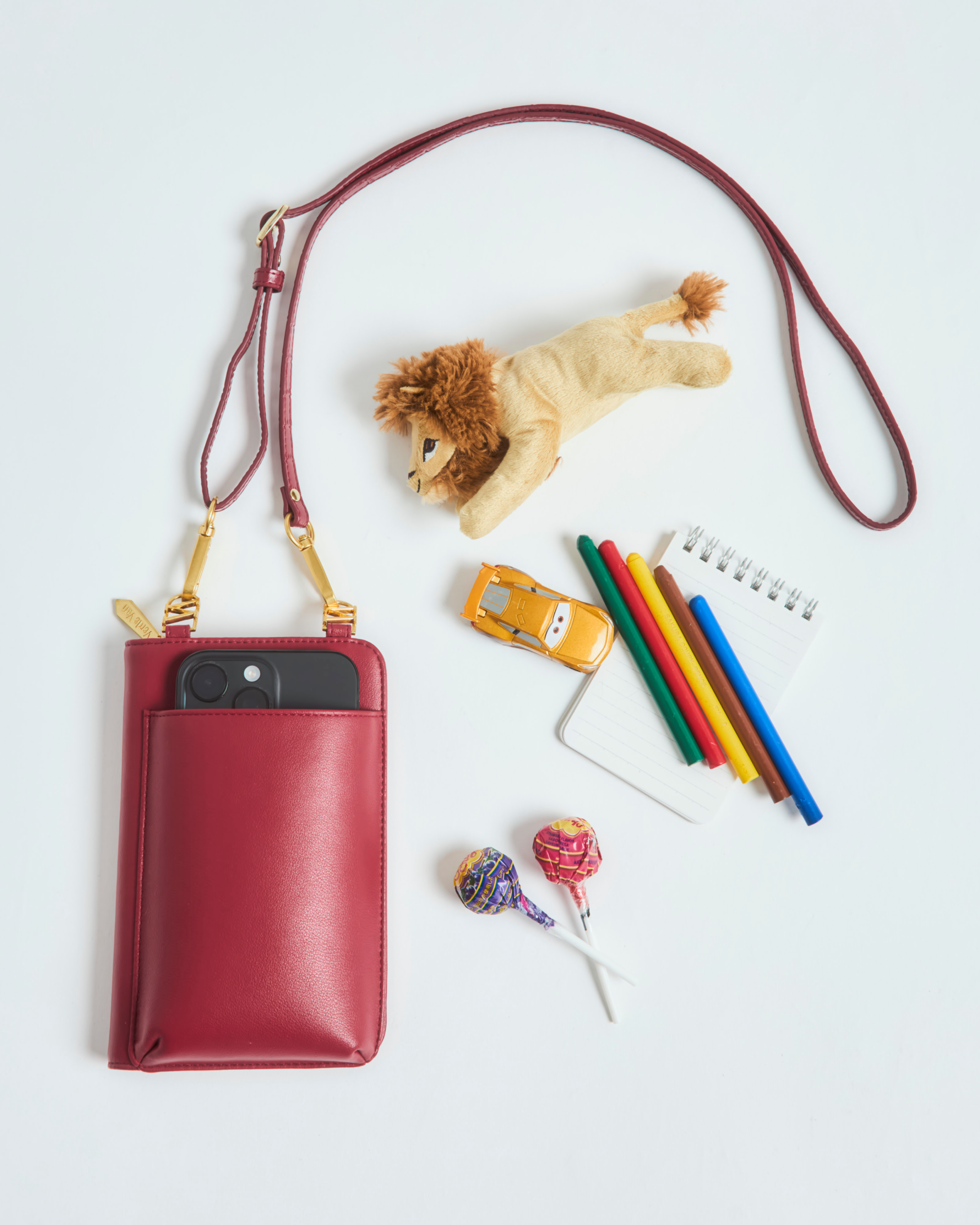 マルチショルダーバッグ レッド