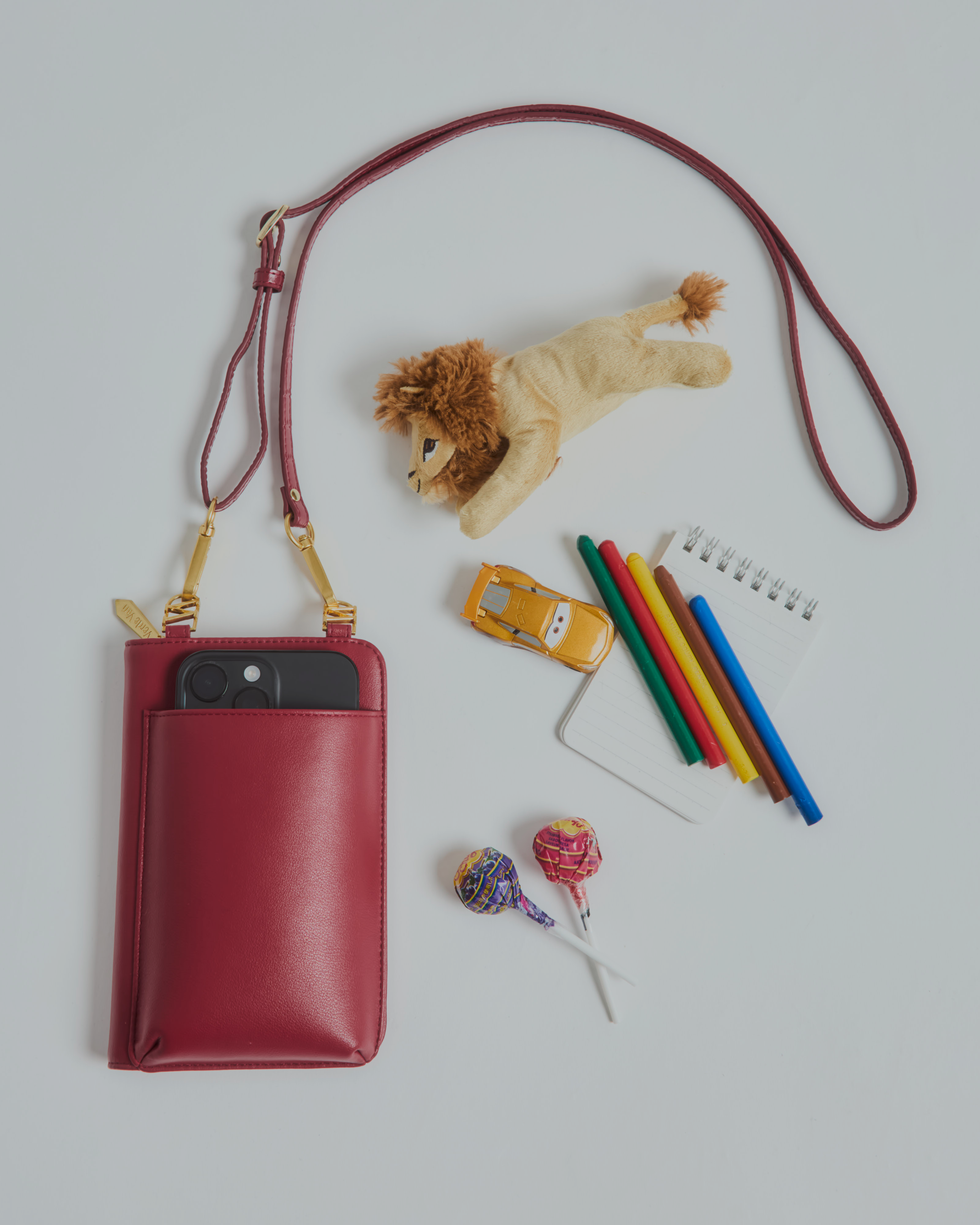 マルチショルダーバッグ レッド