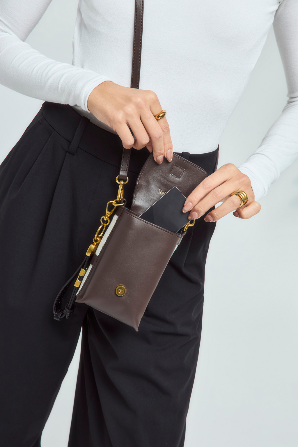マルチボトルバッグ ブラウン