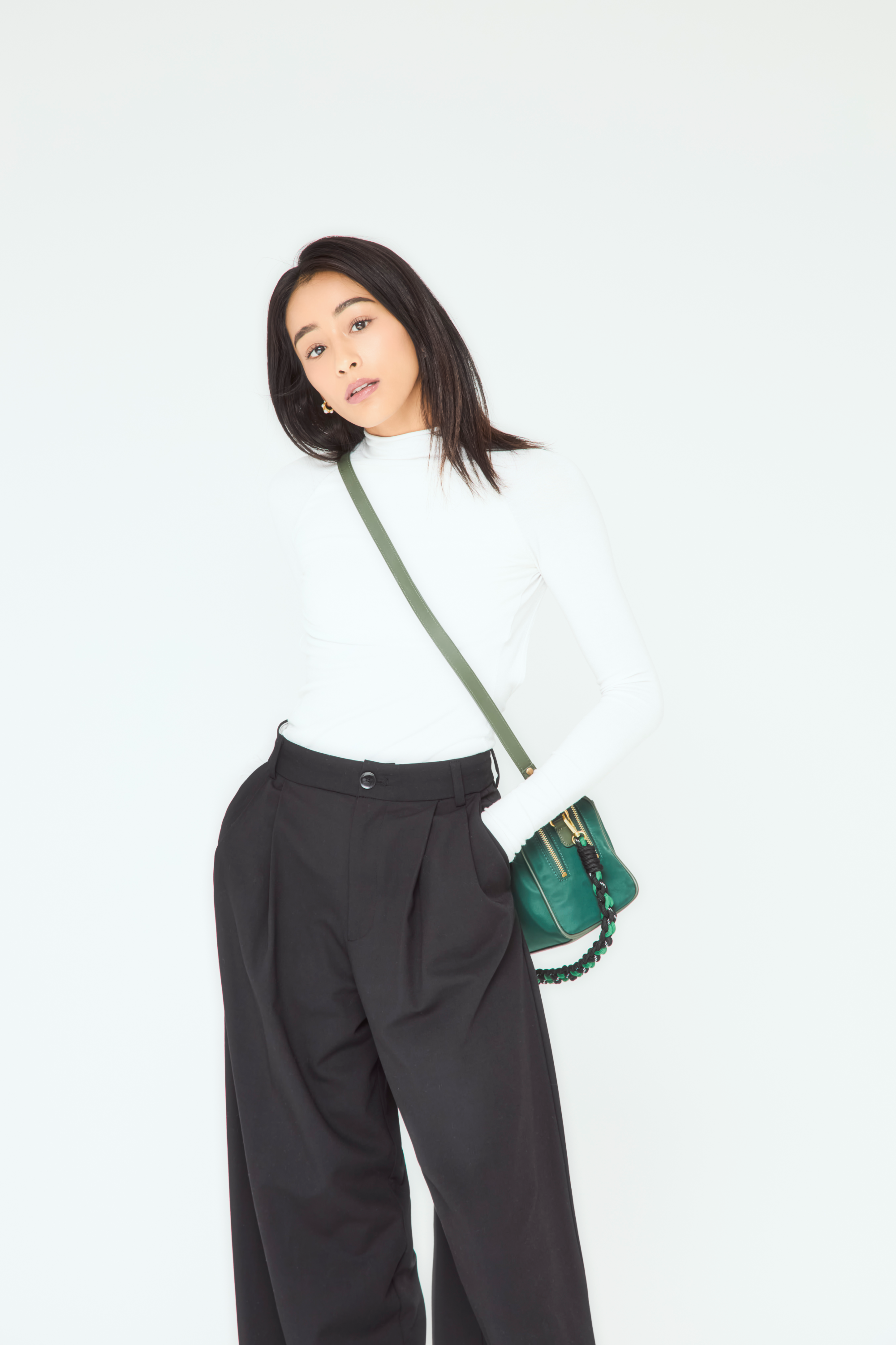 ナイロンユーティリティバッグ グリーン