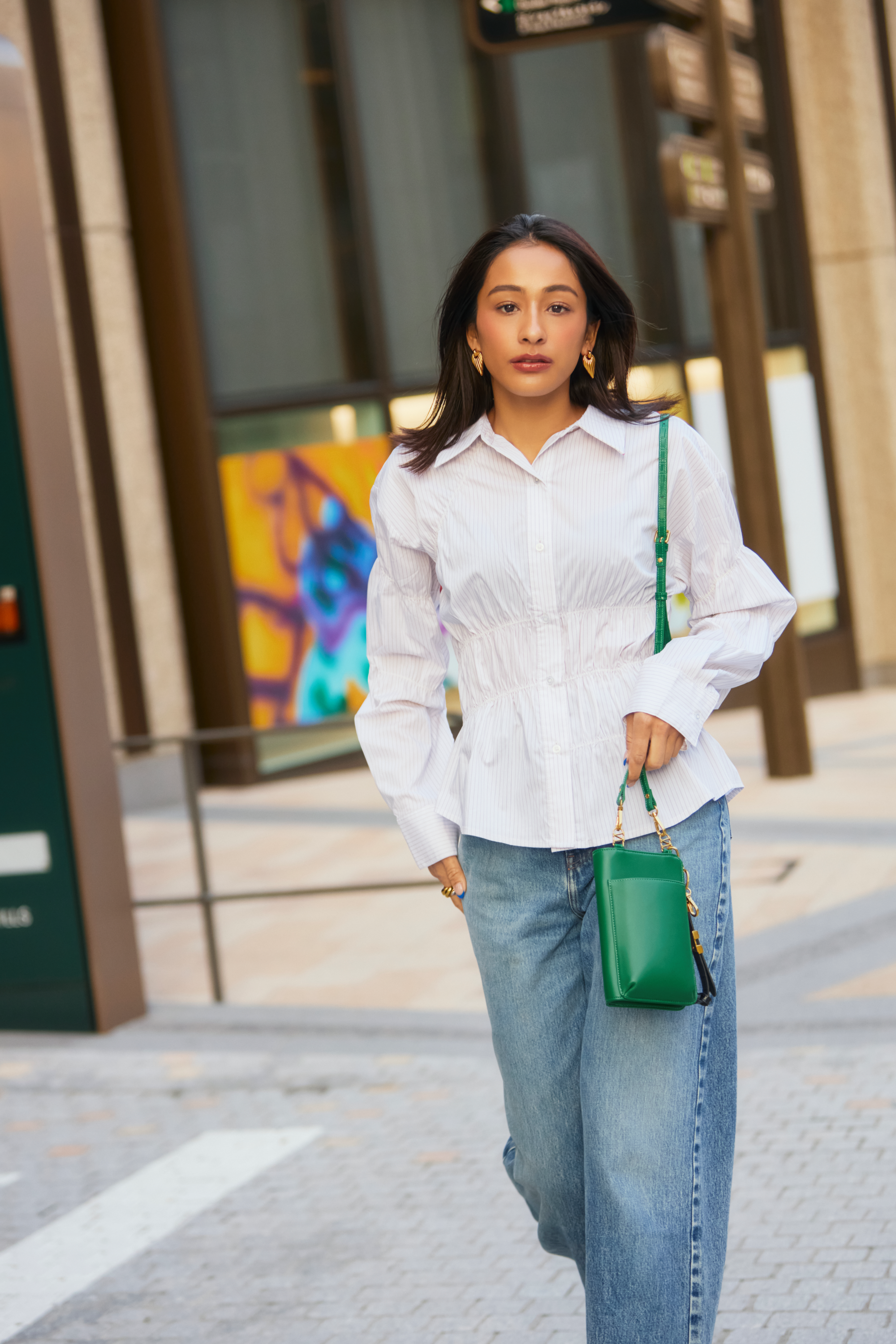 マルチショルダーバッグ グリーン