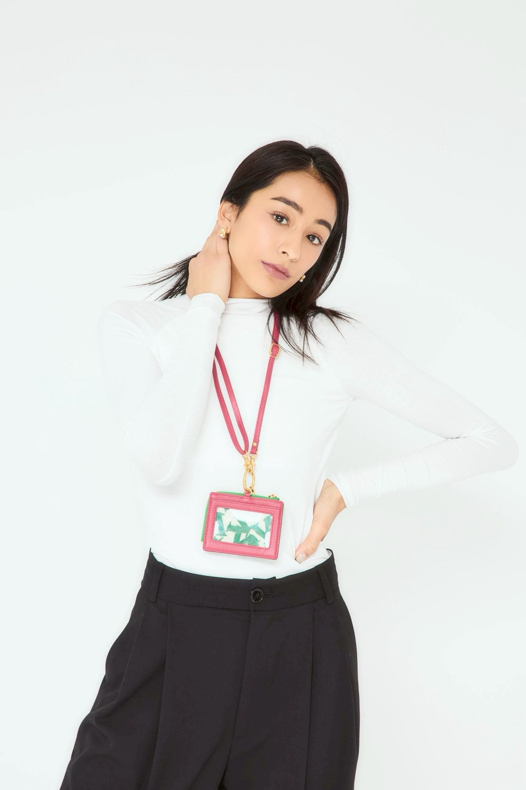 マルチカードホルダー ピンク