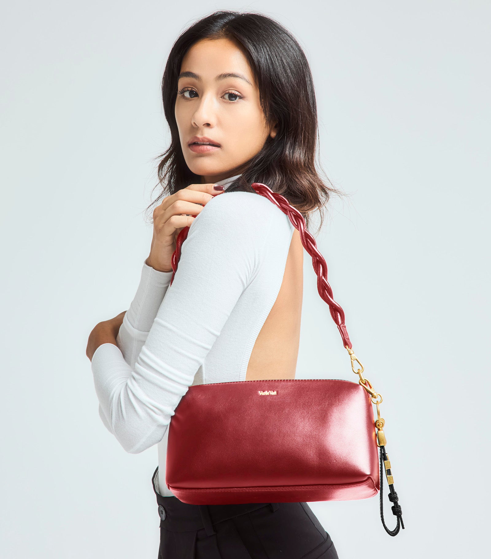 トゥーフェイスバッグ レッド